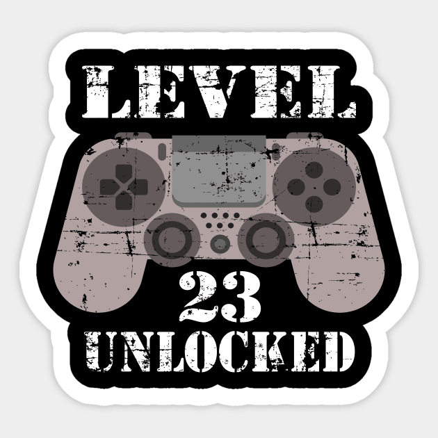 Level 23 Unlocked Sticker by RW